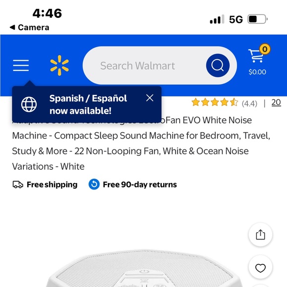 LectroFan EVO White Noise Machine - Picture 3 of 4